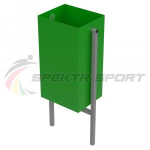 Купить Урна для мусора прямоугольная 370х250х650 мм в Дорогобуже 