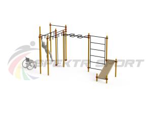 Купить Спортивный комплекс для инвалидов-колясочников WRK-D17_76mm в Дорогобуже 