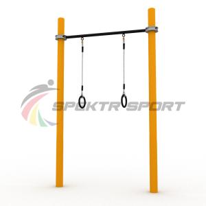 Купить Турник классический для занятий Воркаут с кольцами SP WRK-07 + Rings_76mm в Дорогобуже 