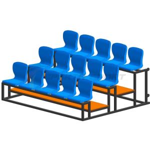 Купить Трибуна мобильная 3 ряда сиденья пластиковые на 15 мест в Дорогобуже 